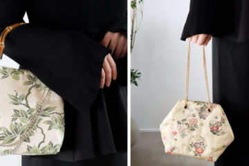 帯リメイクバッグ